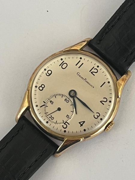 RELOGIO GIRARD PERREGAUX CORDA 1940 PLAQUET, FUNCIONANDO, 34,8MM