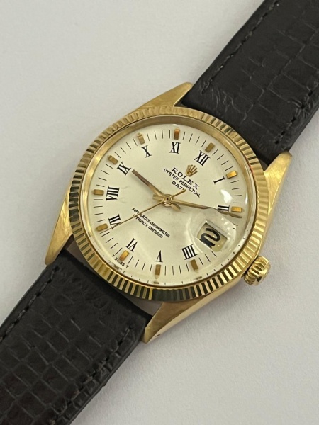 RELOGIO ROLEX DATE OYSTER PERPETUAL 18K 34MM AUTOMATICO, IMPECÁVEL, RELOGIO. MASCULINO,  100% ORIGINAL, CLÁSSICO. REF 1501. FUNCIONANDO PERFEITAMENTE