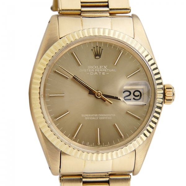 Relógio Rolex Date Oyster Perpetual - Ref. 1500 - Caixa em Ouro Rosa 18k 750 - Pulseira em Ouro Rosa 18k 750 Modelo Oyster Rivet Ref. 6635 - Tamanho da caixa: 34 mm - Funções: Horas - Minutos - Segundos - Calendário - - Movimento: Automático - Visor: Acrílico - Ano de fabricação 1961 - Acompanha: Certificado de revisão - Certificado The Watch Register - Observações: Para pulso de aproximadamente 19.0cm