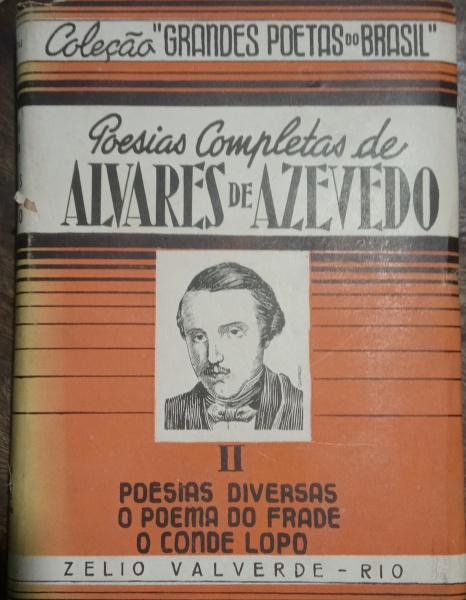 LIVRO - POESIAS COMPLETAS DE ALVARES DE AZEVEDO - COLEÇ