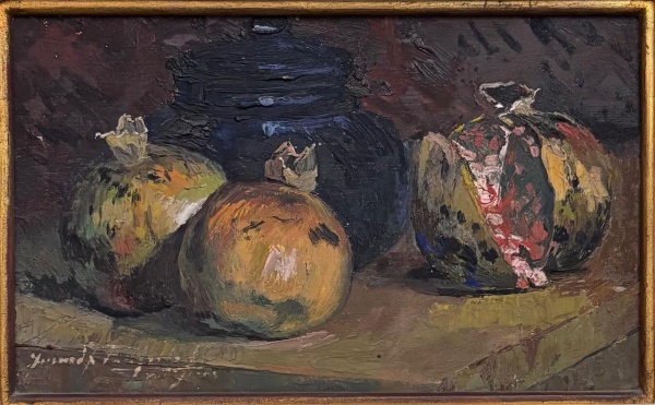 JURANDIR PAES LEME  (Rio de Janeiro, 1896 - Rio de Janeiro, 1953) - Obra em óleo sobre madeira, natu