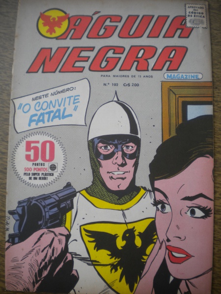 Gibi - ÁGUIA NEGRA - Nº 102 - Sem a data de publicação - Editora RGE - Formato americano. Otimo esta