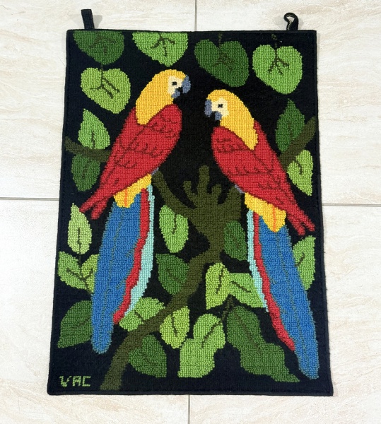 TAPEÇARIA - VAC - VALDIVINO ALVES CONCEIÇÃO - ARARAS -  Assinada. Med. 96 x 70 cm. muito bem conserv