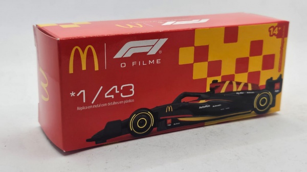 Miniatura Carro de Fórmula 1 McDonalds, escala 1/43, Limited Edition, lacrado