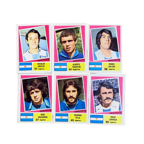 【53冊セット】GRAPEVINE FC会報 vol.50〜102 06 FIGURINHAS - SELEÇÃO ARGENTINA - COPA DO MUNDO ARGENTINA 1978