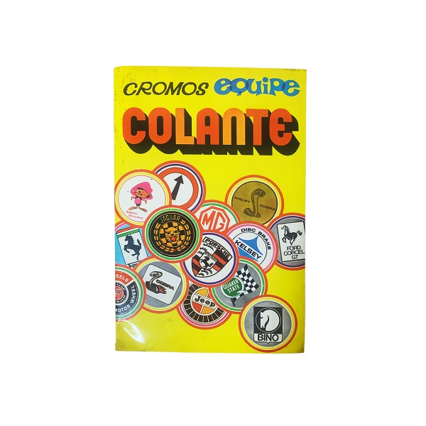 ÁLBUM FIGURINHAS: CROMOS EQUIPE COLANTE  -  COMPLETO