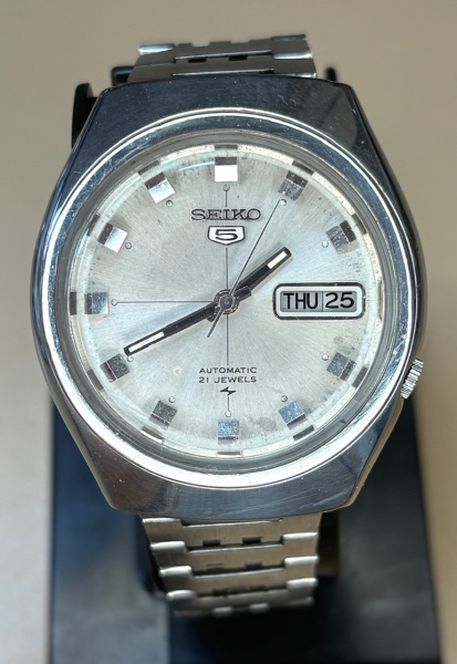 Seiko 5 - Relógio de pulso automático com pulseira original em aço