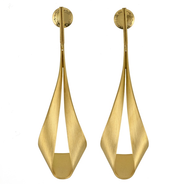 Antônio Bernardo - Par de Brinco (Joalheria: Antônio Bernardo)  em Ouro Amarelo 18K (Inscrição 750).