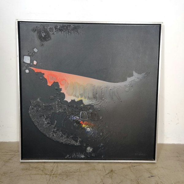 EDC001 Fukuda, OST - Abstrato Mede 80cm x 80cm.