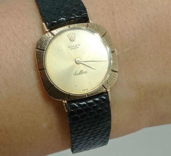 396 j  Relógio Rolex Cellini, 3878 vintage da década de 19