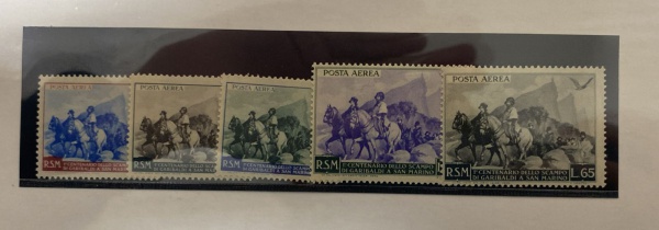 San Marino - 1949 - Nº68/72 - Yuert 17,50 Euros - 2ºColuna