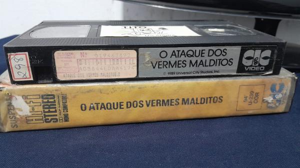 VHS TERROR - O ATAQUE DOS VERMES MALDITOS - 1989 / FIT