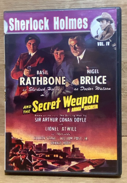 DVD - Sherlock Holmes A Arma Secreta - Original  -  não testado.