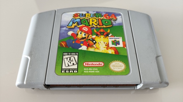 Jogo Super Mario 64 Original (Nintendo 64) - Apenas o cartucho