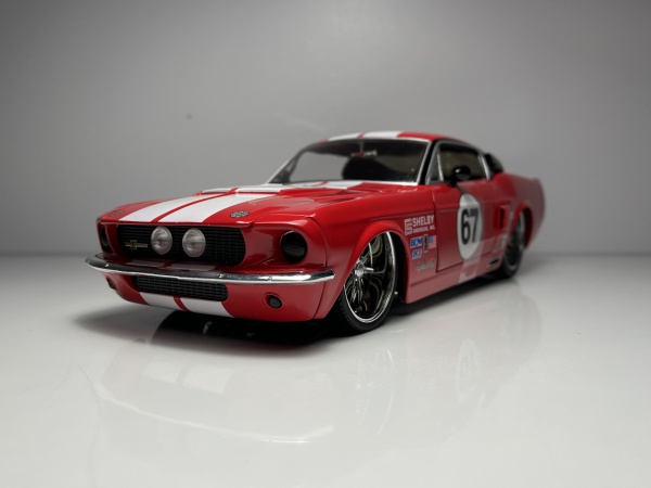 ミニカー JADA 1967 SHELBY GT500 1/18 PRÉ-VENDA *** Mustang Shelby GT500 1967 1:18 Solido - 20 anos