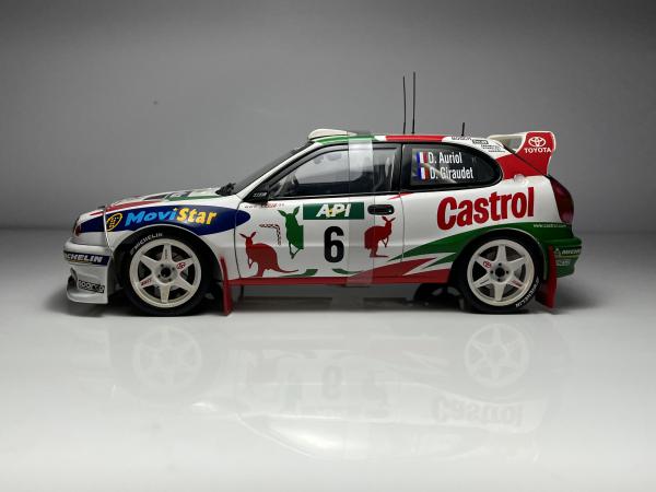 DECALS 1/18 REF 0404 Toyota Corolla Wrc Auriol Rallye Monte Carlo 2002