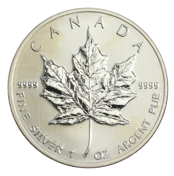 Moeda do Canadá - 5 Dollars - Maple Leaf - 2013 - Prata (.9999) - 31.1 g - 38 mm - Linda peça! - FC