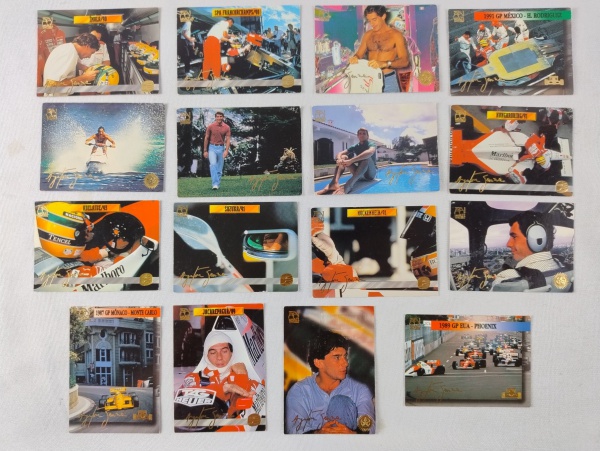 CARDS AYRTON SENNA - EDITORA MULTI 1995 - CARDS PERTENC