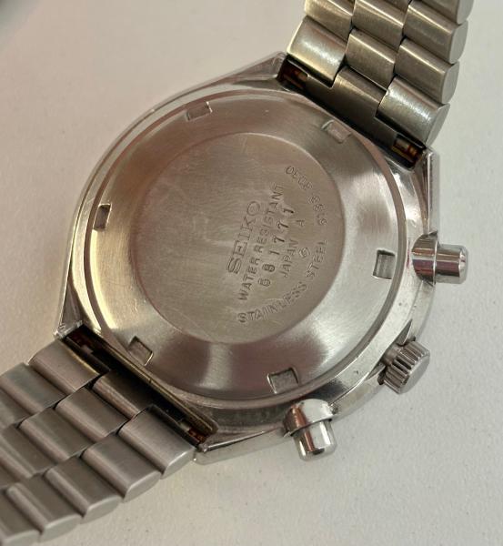 Seiko 6138 - Raro relógio de pulso cronógrafo automático com