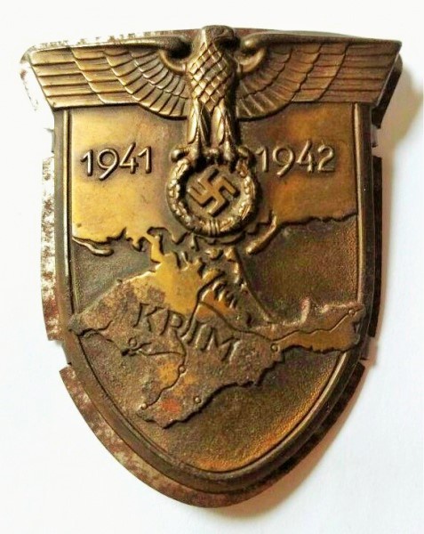 Alemanha Nazista Ii Guerra Escudo Krim 1941 1942 Cond