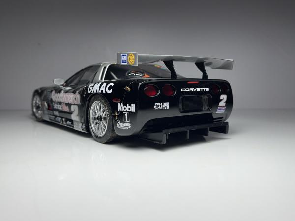 Chevrolet Corvette C5-R Prata e Preto #2 Goodwrench Ron