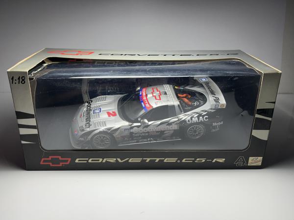 Chevrolet Corvette C5-R Prata e Preto #2 Goodwrench Ron