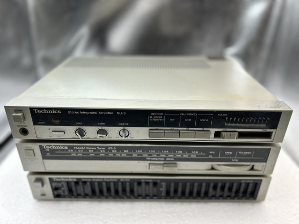 Technics SU-3 アンプ ST-3 チューナー RS-5 .SL-3 Som Vintage - Modular Technics SU-3/ST-3/SH-E5 .
