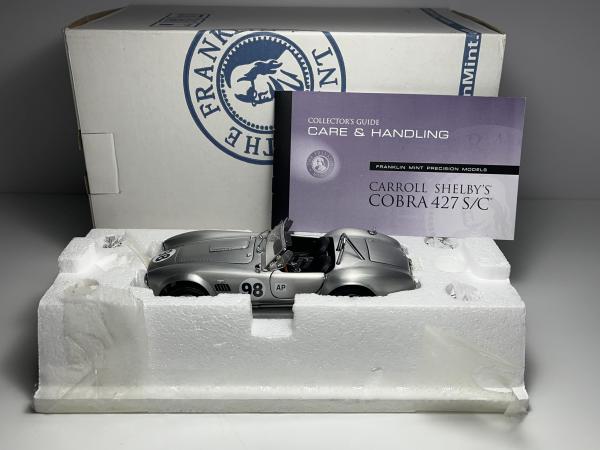 Shelby Cobra 427 S/C #98 Prata - Franklin Mint Escala 1