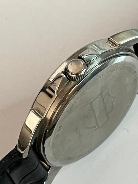 RELOGIO HARLEY DAVIDSON QUARTZ MASCULINO, ACO, COURO. 39MM
