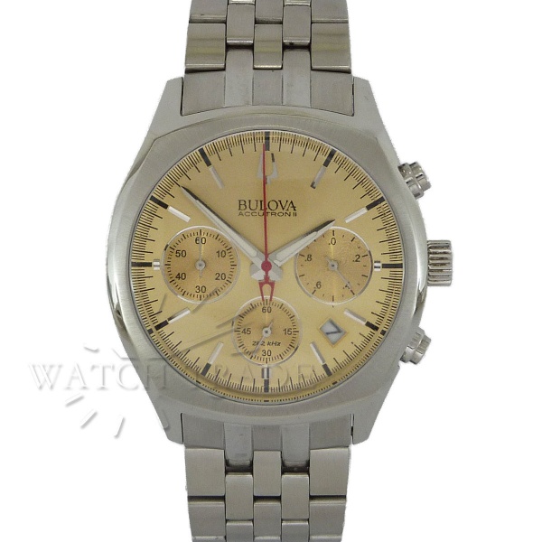 Stainless Steel 96b239 BULOVA ACCUTRON Ⅱ 96B239 UHF（262KHz）美品