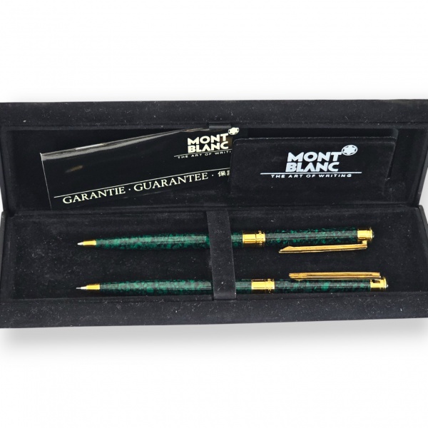 Canetas . Conjunto de 2 canetas Montblanc modelo Solitaire Doue ( foto 2