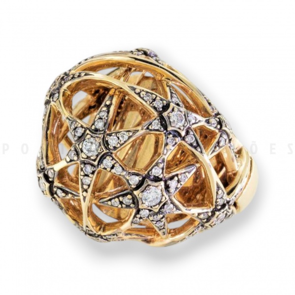 Joias . Colar em ouro branco 18K, adornado com diamantes brilha foto 6
