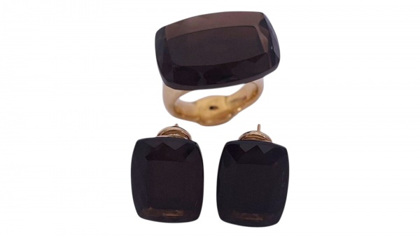 Joias . Pulseira em ouro branco 18K, luxuosamente adornada com foto 8