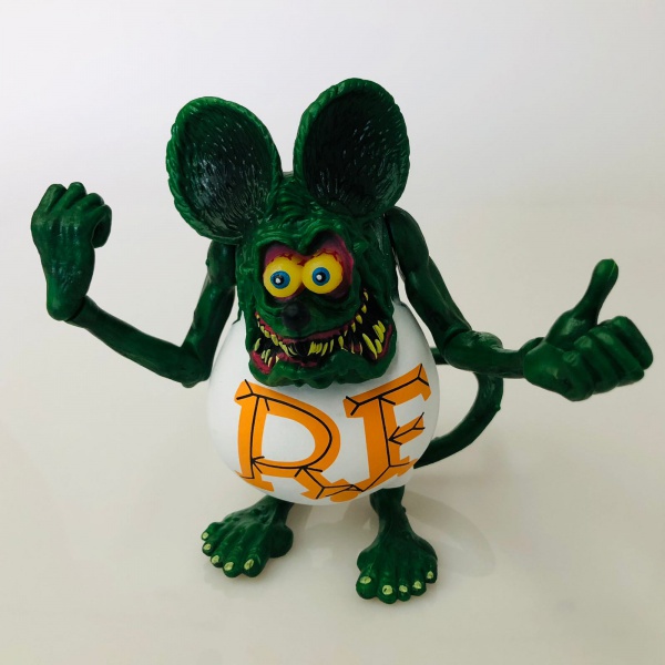 RAT FINK - LINDÍSSIMO BONECO EM MINIATURA DO RAT FINK, O RATO ANTI