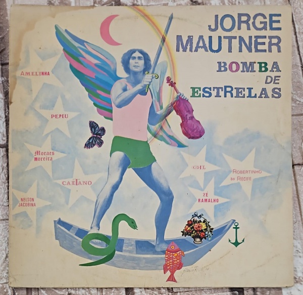 Jorge Mautner- Bomba De Estrelas; 1981; WBRecords- BR36.187; Disco e capa em boas condições (ambos VG+), contém o encarte; LP DISCO DE VINIL.