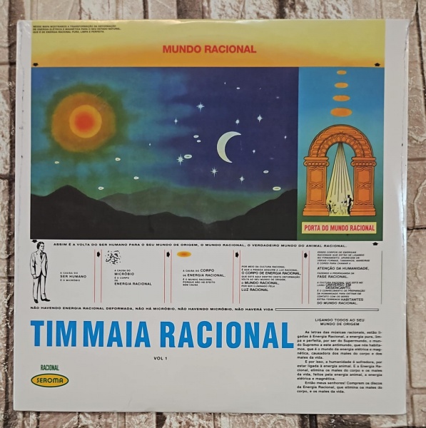 Tim Maia- Tim Maia Racional Vol 1; Seroma- 0001-1974; ****LACRADO**** (reedição); LP DISCO DE VINIL.