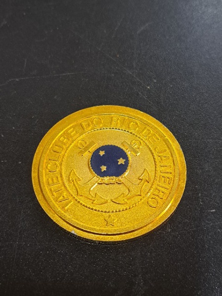 MEDALHA DO IATE CLUBE DO RIO DE JANEIRO  METAL 50 MM