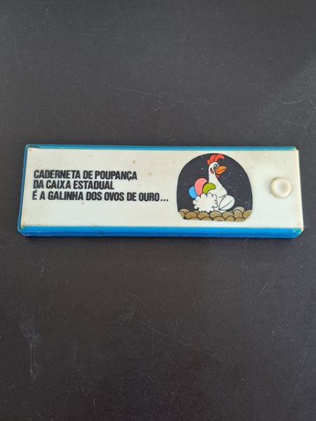 ESTOJO CARDENETA DE POUPANÇA DA  CAIXA ESTADUAL
