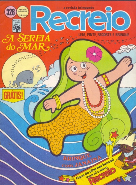 Revista Recreio nº 328, de 1977 - Editora Abril. Está c