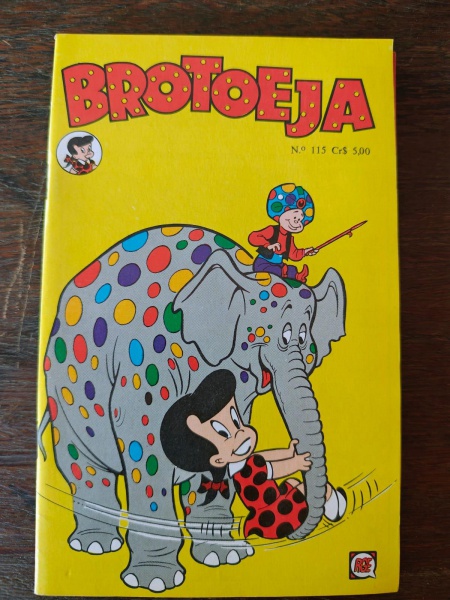 BROTOEJA - Nº 115 - 1977 - Editora RGE - Formatinho  - Bem Conservada