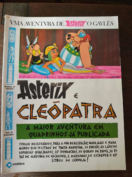 ASTERIX  E CLEOPATRA  - Nº 2 - -celibra - Impecável