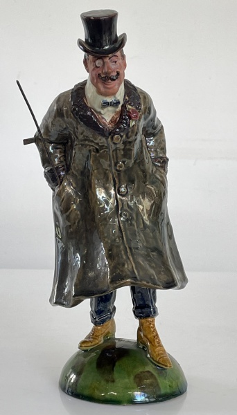 Rara Figura Rafael Bordalo Pinheiro (1846-1905) Fábrica de Faianças San Rafael Caldas da Rainha com