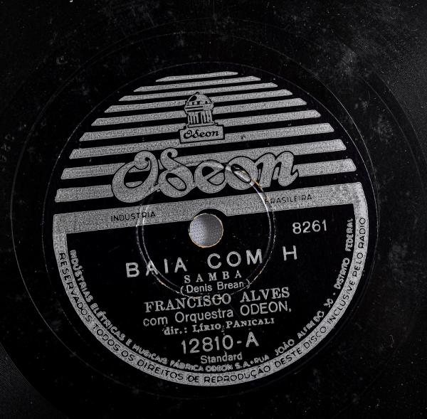 DISCO 78 RPM FRANCISCO ALVES, BAÍA COM H / CAMINHEMOS