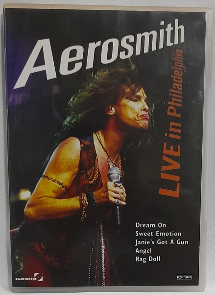 DVD Aerosmith - Live In Philadelphia. Capa em excelente estado