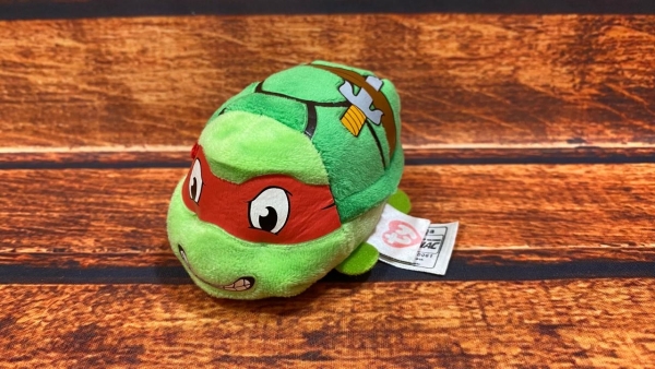 Mini pelúcia, Teeny Ty, Tartaruga Ninja, Raphael. 10cm. R11045