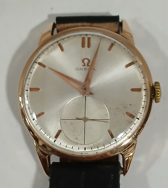 RELÓGIO ÔMEGA EM OURO 18K A CORDA - 36MM - PERFEITO FUNCIONAMENTO PORÉM SEM GARANTIAS FUTURAS.
