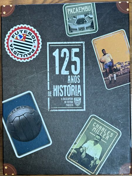 Livro - 125 anos de história: a enciclopédia do futebol paulista - 2021 - Na caixa