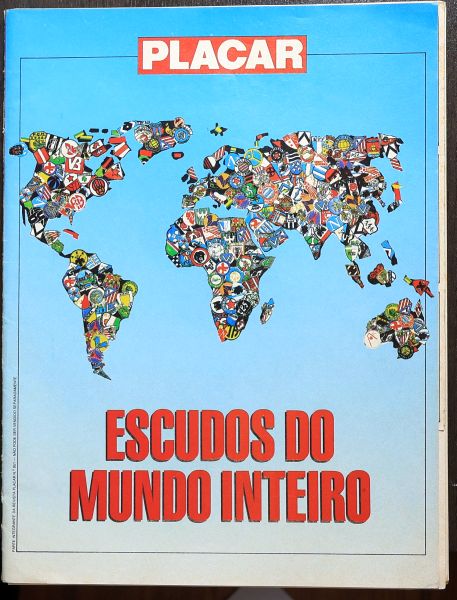 Álbum de figurinhas - 1988 - Escudos do mundo inteiro - Com 318 figurinhas soltas