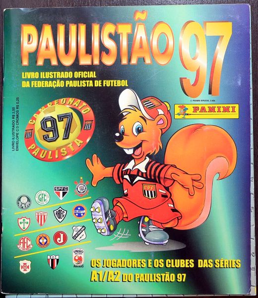 Álbum de figurinhas - 1997 - Paulistão 97 - Completo