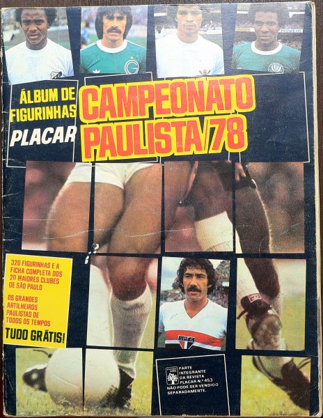 Álbum de figurinhas - 1978 - Campeonato Paulista - Completo